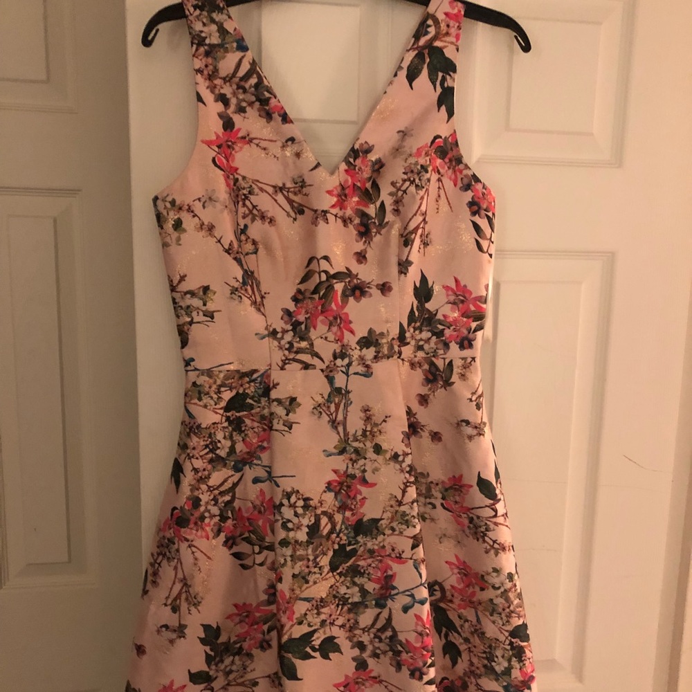 Ted baker floral dress, size 2. Zip up back.